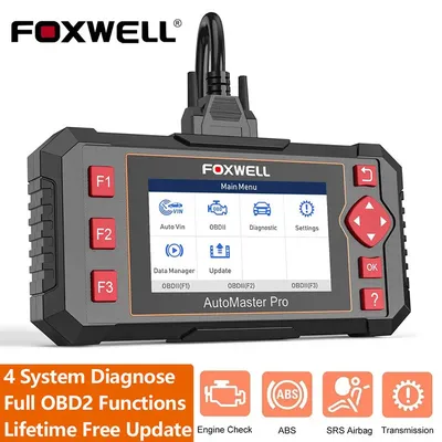 FOXWELL NT604 Elite OBD2 Scanner Engine ABS SRS Transmission Diagnostic Tools Automotive Scanner OBD