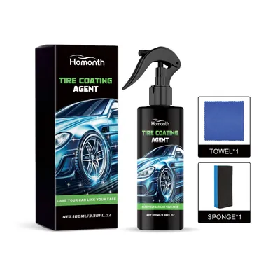 Homonth Car Tire Polishing Cleaner Removes Tire Dirt And Grease Tire Cleaning Decontamination