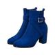 Wide Calf Knee High Boots Womens Shoes Size 8 Ladies Solid Color Pearl Bow Trim Inner Heightening Fashion Mid Boots Wide Calf Knee High Boots Womens Shoes Size 8 (Blue, 6.5)