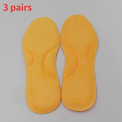 TEMU 3pairs Winter Insoles, Thickened Non-slip Memory Foam Shoe Pads, Warm Sports Insoles For Men And Women
