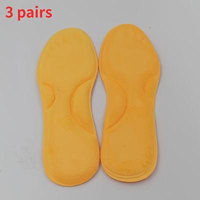 TEMU 3pairs Winter Self-heating Insoles, Thickened Non-slip Memory Foam Shoe Pads, Warm Sports Insoles For Men And Women