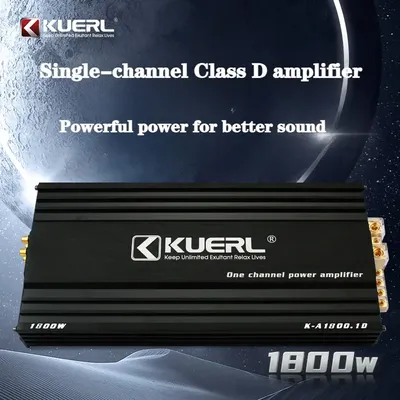 New Digital Single-channel Class D Power Amplifier Mono RMS650w Strong Power 1~4Ω Car Audio Upgrade Subwoofer Amplifier