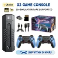 Nuovo X2 Game Stick 4K 3D HD Retro Console per videogiochi Controller wireless TV Game Play 256G