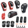 Universale 5/6 Velocità Pomello Del Cambio Leva Maniglia Bastone Accessori Auto In Pelle PU Per Tutti I Auto Manuale 5/6 Velocità Univers
