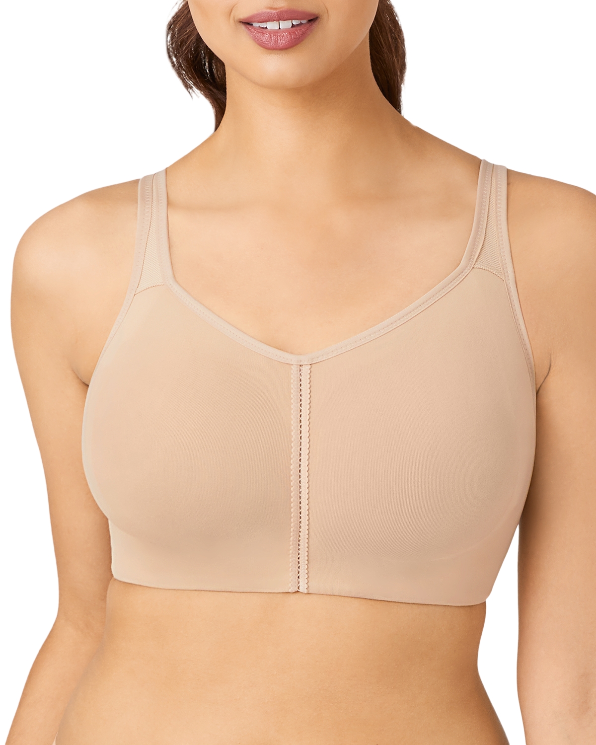 Wacoal Casual Beauty Wireless Seamless Bra - Toast