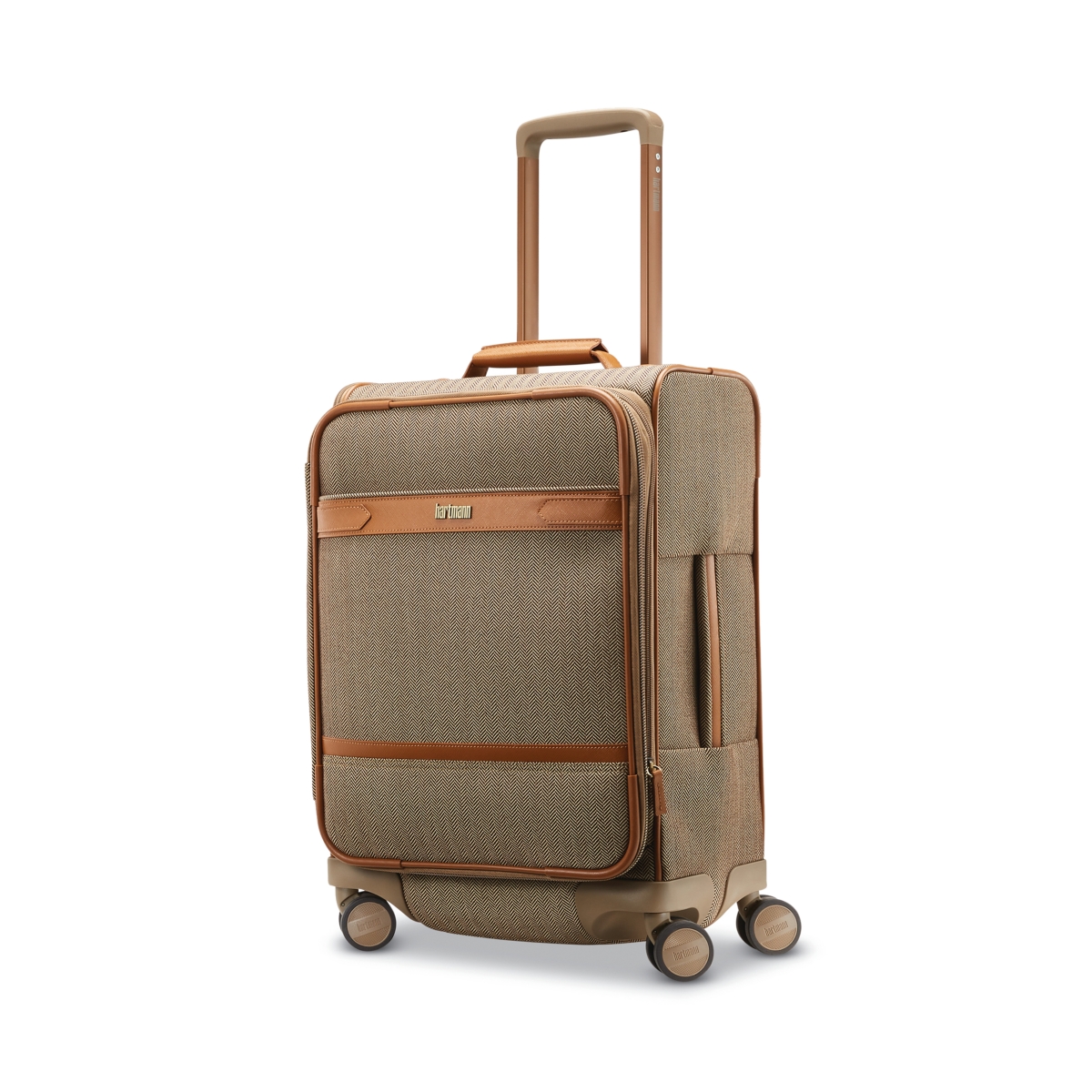 Hartmann Herringbone Deluxe Domestic Carry On Expandable Spinner - Terracotta Herringbone
