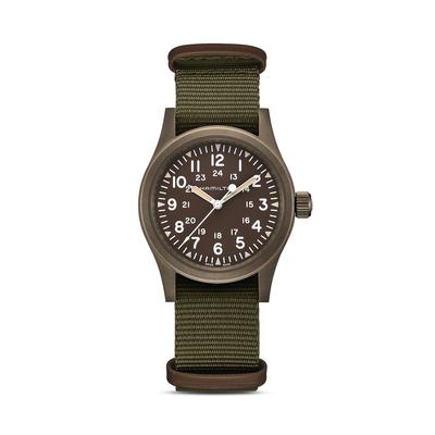 Hamilton Mechanical Khaki Field Watch, 38mm - Brown/Green