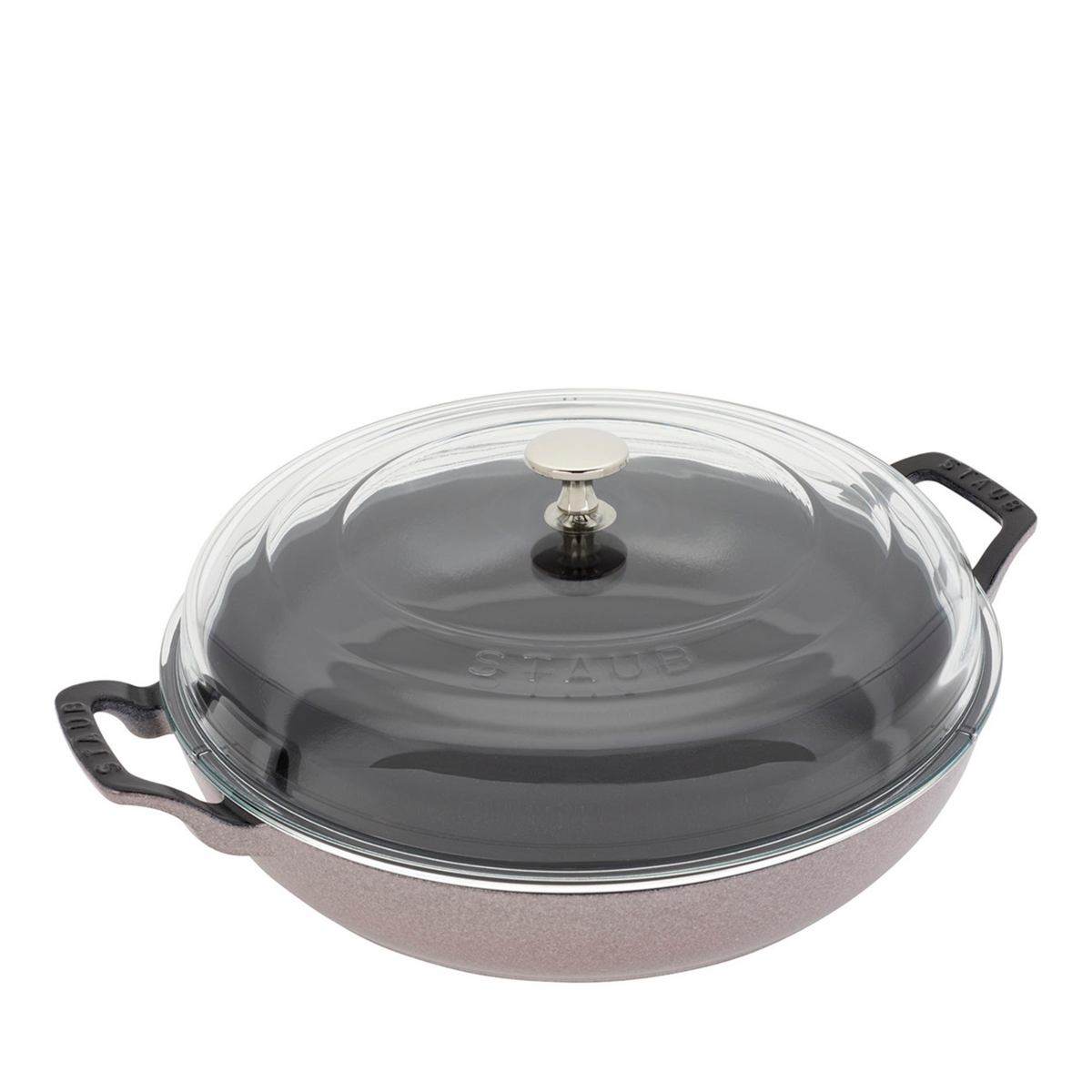Staub 3.5-Quart Braiser with Glass Lid - Lilac