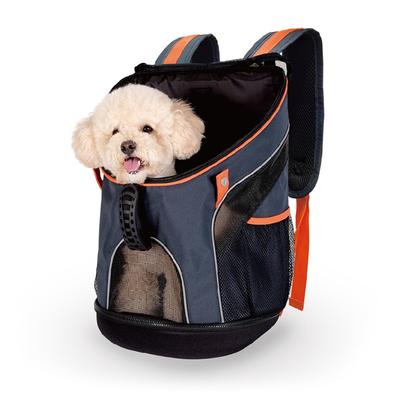 Ibiyaya Ultralight Pro Pet Backpack Carrier, Airline-Approved Backpack for Biking and Hiking, Front-Facing Cat-Dog Travel Bag Combo - Navy Blue