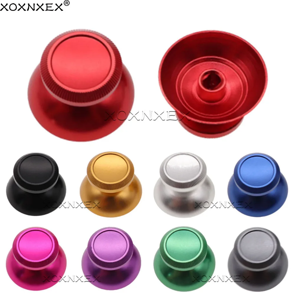 XOXNXEX 2 stücke Metall Joystick Grip Cap Analog Thumb-stick Abdeckung Für PS4 Xbox One Gamepad Controller thumbstick Ersatz Image