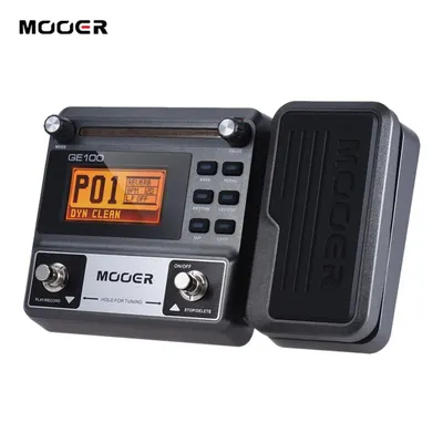 Mooer Ge100 Gitarre Multi-Effekt-Prozessor-Effekt pedal mit Loop Record Tuning Tap Tempo Rhythmus Skala & Akkord Lektion Funktion