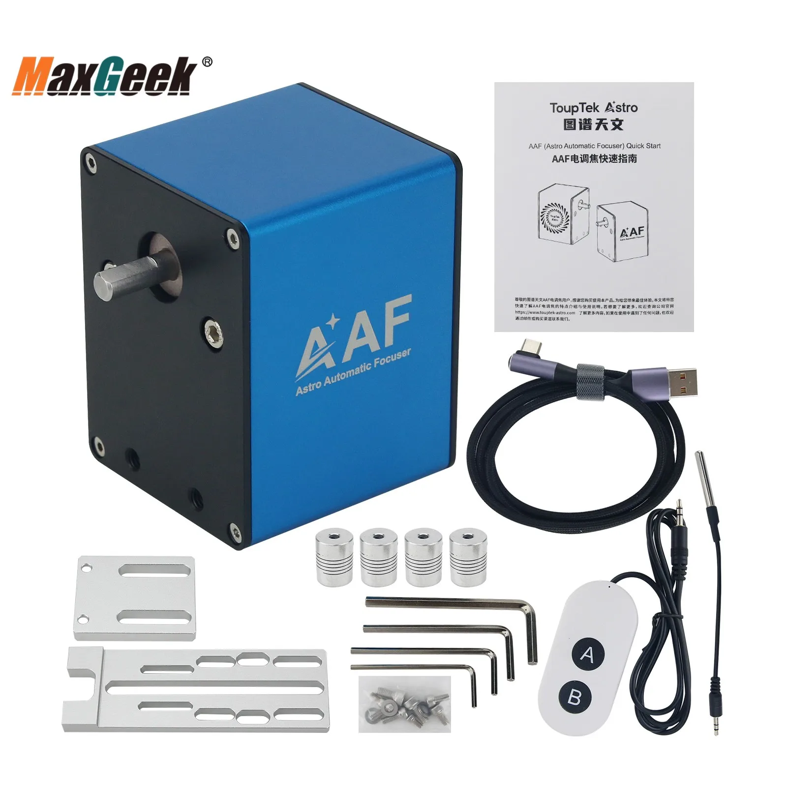 Maxgeek ToupTek AAF Präzisions-Autofokus Astroelektrischer automatischer Fokussierung für Deep Sky/Planetärfotografie Image