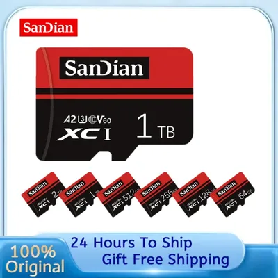 100% Original Memory Card 1TB 2TB Micro TF SD Card Class10 Mass Capacity Storage Device Sd Memory