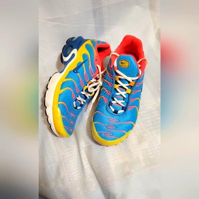 Nike Shoes | Tenis Nike De Mujer | Color: Blue/Orange | Size: 8
