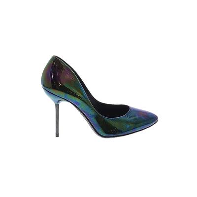 Pedro Garcia Heels: Green Tie-dye Shoes - Women's Size 37