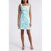 The Lilly Print Sleeveless Organic Cotton Blend Sheath Dress