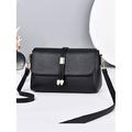 Damen Crossbody Bags aus Kunstleder in Schwarz und Bordeaux – elegante Schultertaschen für den Alltag und besondere Anlässe