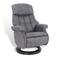 Fauteuil de relaxation manuel en microfibre