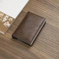 anti rfid blocco protetto id credito banca porta carte portafoglio lusso marca uomo magico pelle sottile mini piccolo portafogli soldi custodia