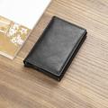 anti rfid blocco protetto id credito banca porta carte portafoglio lusso marca uomo magico pelle sottile mini piccolo portafogli soldi custodia