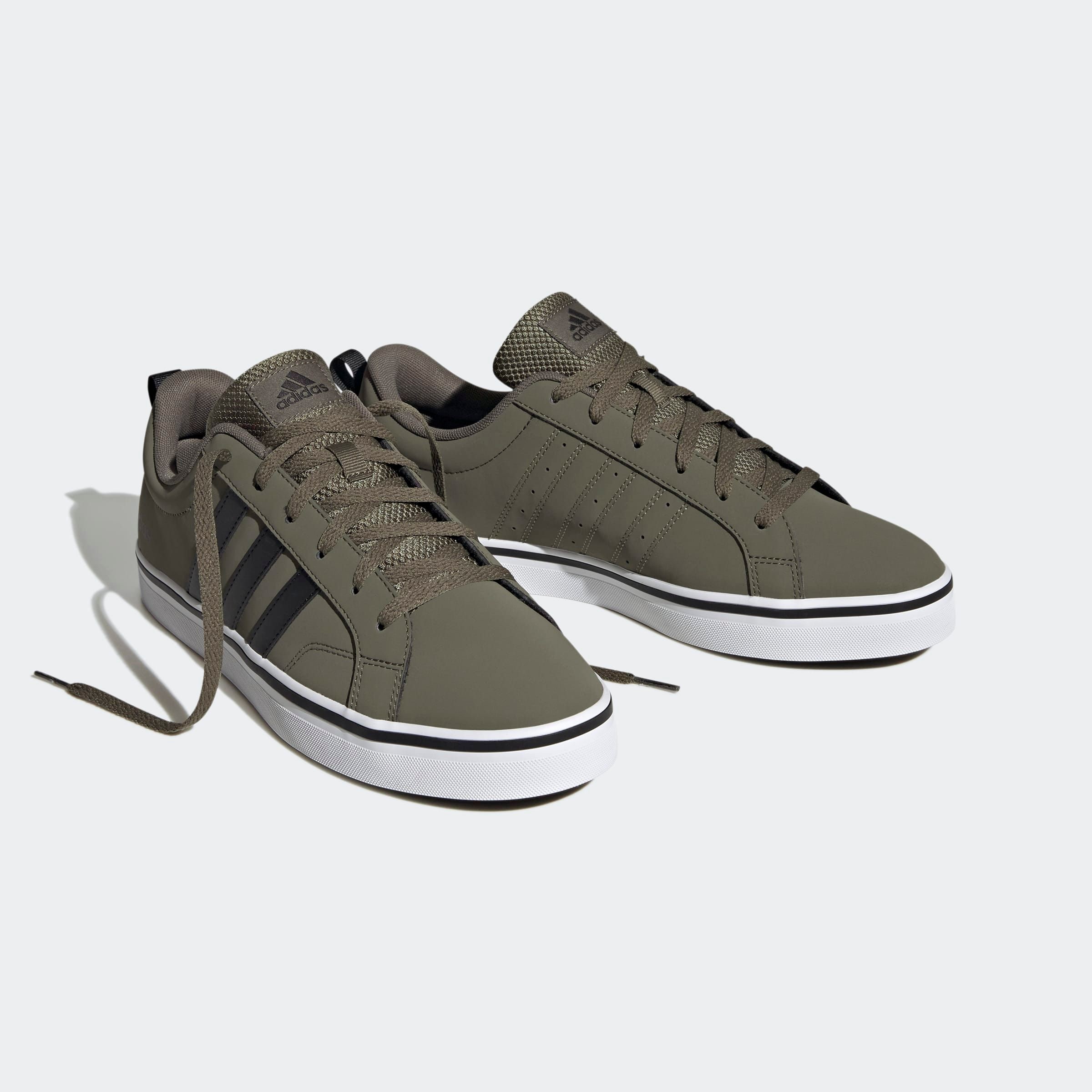 Sneaker ADIDAS SPORTSWEAR "VS PACE 2.0", Herren, Gr. 48, grün (olive strata, core schwarz, ftwr weiß), Synthetik, Textil, Schuhe Sneaker