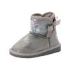 Schlupfboots DISNEY "Frozen", Damen, Gr. 31, silber, Synthetik, mehrfarbig, sportlich, Schuhe, Winterboots, Snowboots, Winterschuhe, gefüttert