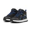 Sneaker PUMA "Evolve Trail Sneakers Kinder", Kinder, Gr. 34.5, schwarz (schwarz hyperlink blau), Obermaterial: Synthetik, Textil; Futter: Textil; Innensohle: Textil; Laufsohle: Gummi, Schuhe
