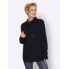 Strickpullover "Pullover", Damen, Gr. 48, blau (marine), 100% Baumwolle, B.C. BEST CONNECTIONS BY HEINE, unifarben, Langarm, Pullover