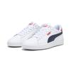 Sneaker PUMA "Smash 3.0 Leather Sneakers Kinder", Kinder, Gr. 37.5, bunt (weiß navy for all time rot blau), Obermaterial: Leder, Synthetik; Futter: Textil; Innensohle: Textil; Laufsohle: Gummi, Schuhe