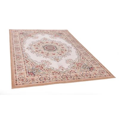 Wollteppich THEKO "Dolna - 809", beige, B:50cm H:10mm L:80cm, Schurwolle, Teppiche, Kurzflor, reine Wolle, Orient-Optik Image