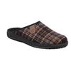 Pantoffel ROHDE "SOLTAU", Herren, Gr. 43, schwarz (schwarz, braun kariert), Filz, klassisch, Schuhe, Hausschuh, Clog, Wohlfühlschuh zum Schlupfen