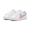 Sneaker PUMA "Smash 3.0 L Schuhe Kinder", Kinder, Gr. 31, weiß (weiß mauved out galactic gray pink), Obermaterial: Textil, Synthetik, Kuhleder; Futter: Textil; Innensohle: Textil; Laufsohle: Gummi, Schuhe