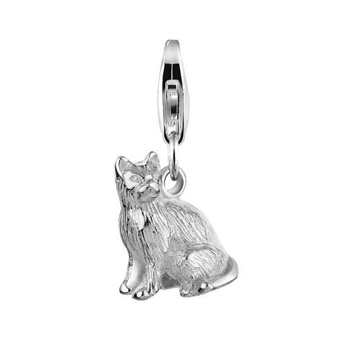 Nenalina - Anhänger Katze Tier 925 Sterling Silber Charms & Kettenanhänger 1 ct Damen