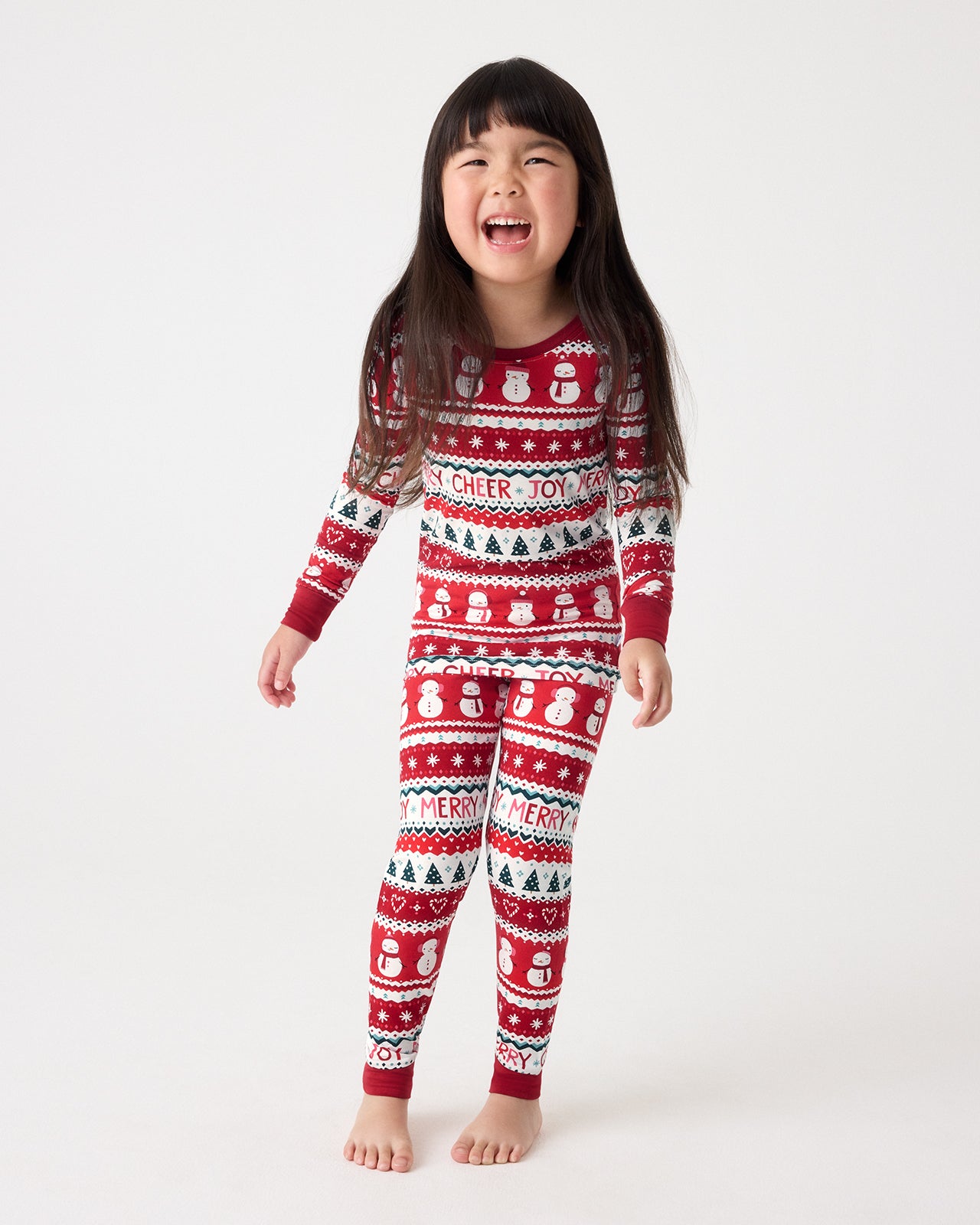 Festive Fair Isle Two-Piece Pajama Set - 3T