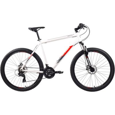 Mountainbike WYNN "HRT1.0" Fahrräder Gr. 50cm, 27,5 Zoll (69,85cm), weiß (weiß-rot-grau + schwarz)