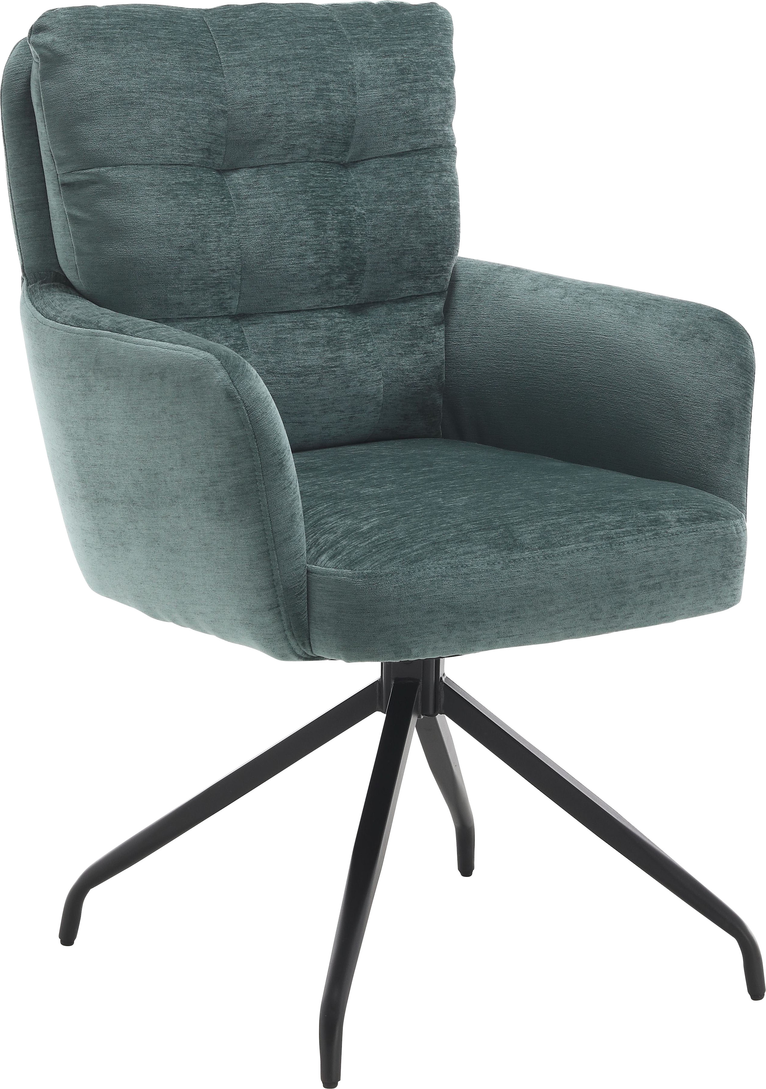 Esszimmerstuhl HOME AFFAIRE "Sant Tropez", grün (grün, schwarz, grün), B:60cm H:92cm T:67cm, Stühle, Esszimmerstuhl Image