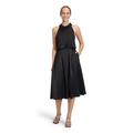 Cocktailkleid VERA MONT "Vera Mont Damen Cocktailkleid mit Stehkragen", Damen, Gr. 34, Normalgrößen, schwarz, Satin, Obermaterial: 98% Polyester, 2% Elasthan. Futter: 100% Polyester., festlich, figurumspielend kurz, amerikanischer Ausschnitt, ohne...