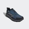 Wanderschuh ADIDAS TERREX "TERREX ANYLANDER RAIN.RDY", Gr. 45, blau (wonder steel, grau three, core schwarz), Textil, sportlich, Schuhe, wasserdicht