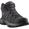 Wanderschuh SALOMON "X ULTRA 360 LEATHER MID GORE-TEX", Gr. 42,5, grau (shark), Nubukleder, Synthetik, sportlich, Schuhe, wasserdicht
