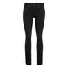 5-Pocket-Jeans G-STAR "Midge Straight", Damen, Gr. 31, Länge 30, schwarz (pitch schwarz), Denim/Jeans, Obermaterial: 92% Baumwolle, 7% Elastomultiester, 1% Elasthan, casual, straight fit, Jeans, mit Verstelllasche hinten am Bund
