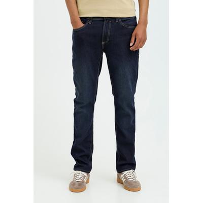 5-Pocket-Jeans BLEND "BL-Jeans Twister fit", Herren, Gr. 32, Länge 32, blau (denim dunkelblau), Denim/Jeans, Obermaterial: 81% Baumwolle, 17% Polyester, 2% Elasthan, Abriebeffekte, casual, regular fit, Jeans Image