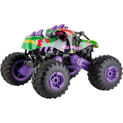RC-Monstertruck CARRERA "Carrera RC, Mega Wheel Dino, 2,4 GHz", bunt, Fernlenkfahrzeuge, Kinder, mit LED-Kabel