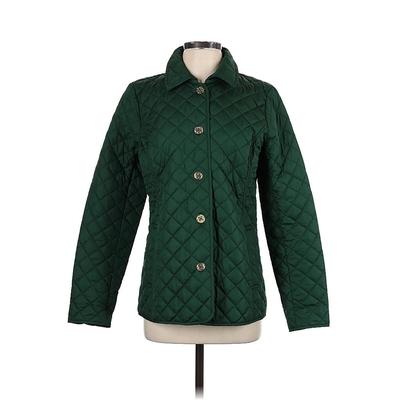 C. Wonder Jacket: Green Argyle Jackets & Outerwear - Women's Size Small