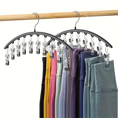 TEMU Two-piece Stainless Steel Sock Rack Home Storage Drying Rack Laundry Drying Rack Baby Clothes Underwear Socks Rack