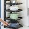 TEMU 1pc Height Adjustable 3 And 4 Tier Pot Rack, Storage Rack, Stainless Steel Under Sink Kitchen Pot Storage Rack, Multi-tier Household Cabinet Rack, Supplies, Storage Rack, Storage Table