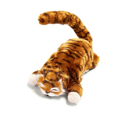 Spielzeugkatze "Tabby" rollend & lachend Image