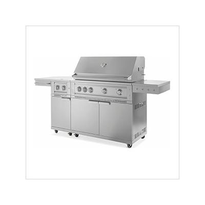 NewAge Outdoor Kitchens Outdoor Kitchen Grill Cart with 40-Inch Platinum Grill and Side Burner (Liquid Propane)