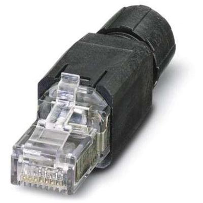 VS-08-RJ45-5-Q/IP20 bk RJ45-Steckverbinder CAT5 1658008 Stecker, gerade Polzahl Se - Phoenix Contact Image
