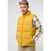 Daunenweste JACK WOLFSKIN "NORDLICHT VEST M", Herren, Gr. S (48), gelb (mustard), Obermaterial: 100% Polyamid ; Futter: 100% Polyester; Füllung: 80% Entendaunen, 20% Federn, Westen