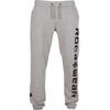 Stoffhose ROCAWEAR "Rocawear Herren Rocawear Basic Fleece Pants", Herren, Gr. S, US-Größen, grau, 80% Baumwolle, 20% Polyester, loose fit, Hosen